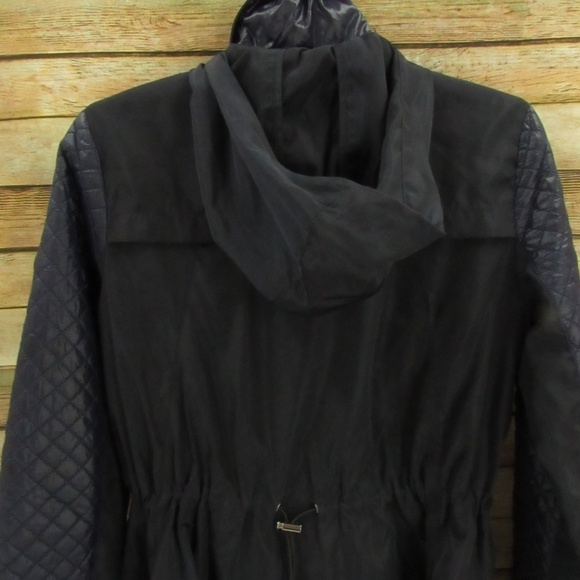 Michael Kors Deep Purple Zip-Front Hooded Jacket XS - Picture 12 of 16